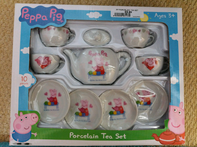 peppa pig porcelain tea set